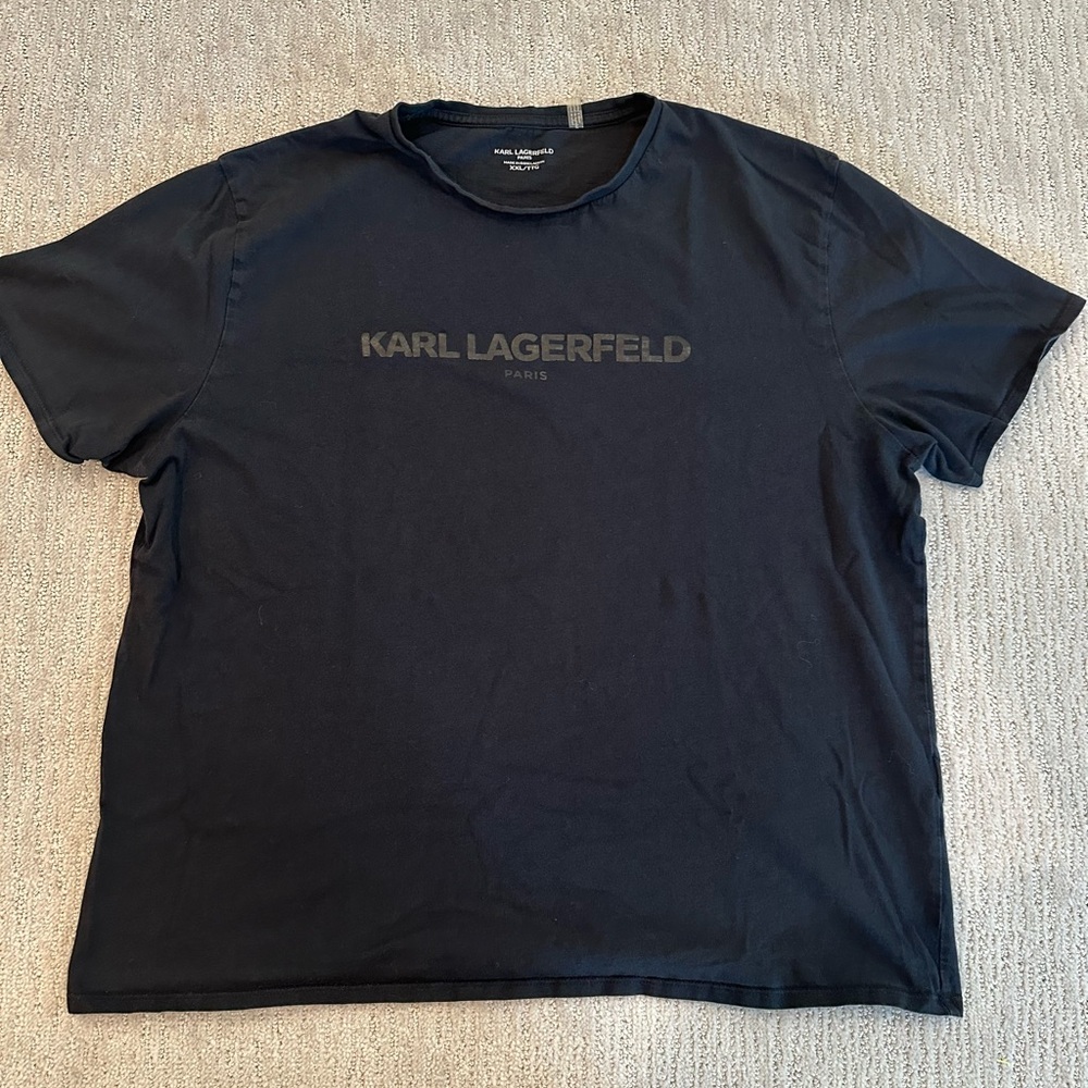 Karl Lagerfeld Black Short Sleeve Tee